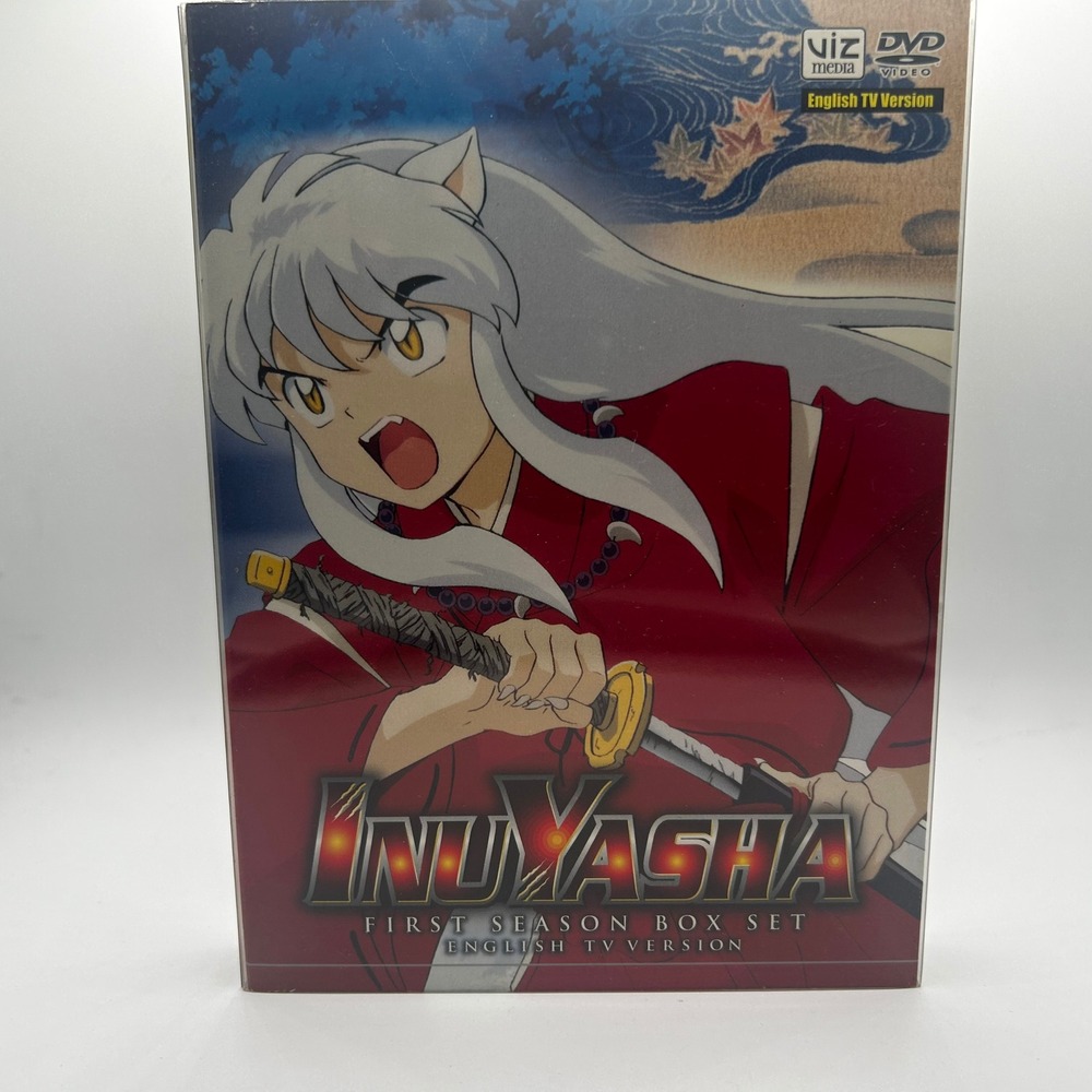 InuYasha‎ First Season Box Set English TV Version DVD 3-Disc Viz Episodes 1-27